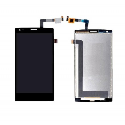 Lcd With Touch Screen For Lava Iris Alfa L Black By - Maxbhi Com