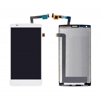 Lcd With Touch Screen For Lava Iris Alfa White By - Maxbhi Com