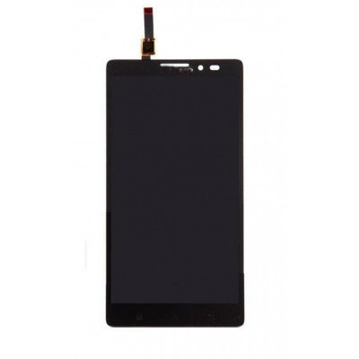 Lcd With Touch Screen For Lenovo K910l White By - Maxbhi.com