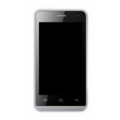 Lcd With Touch Screen For Micromax Bolt Q324 Silver By - Maxbhi.com