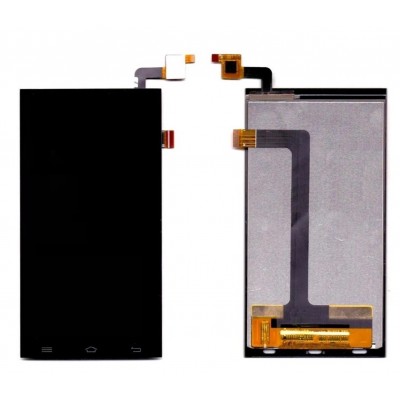 Lcd With Touch Screen For Micromax Canvas Fire 3 A096 White By - Maxbhi Com