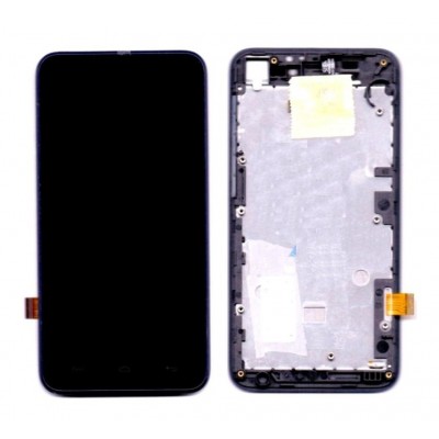 Lcd With Touch Screen For Micromax Canvas Pep Q371 Black By - Maxbhi Com