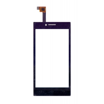 Touch Screen Digitizer For Intex Aqua Q5 Black By - Maxbhi Com