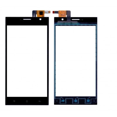 Touch Screen Digitizer For Karbonn Titanium Dazzle 3 S204 Black By - Maxbhi Com