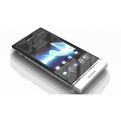 LCD with Touch Screen for Sony Xperia P2 - White