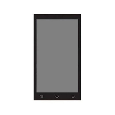 Lcd With Touch Screen For Rage Attitude 4.5 Black By - Maxbhi.com