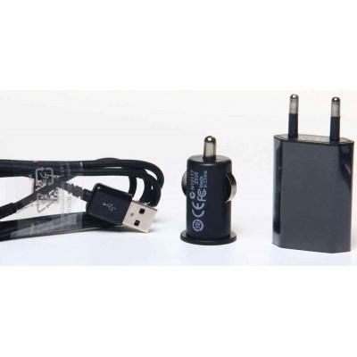 3 in 1 Charging Kit for Magicon MG 1208 with USB Wall Charger, Car Charger & USB Data Cable