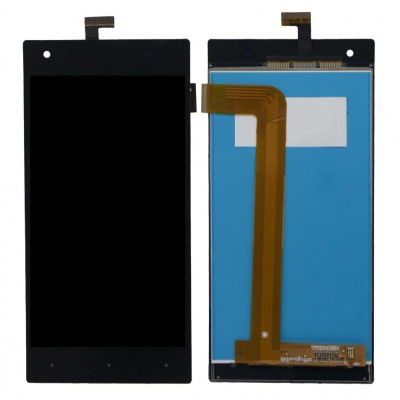 Lcd With Touch Screen For Xolo Cube 5 0 2gb Black By - Maxbhi Com