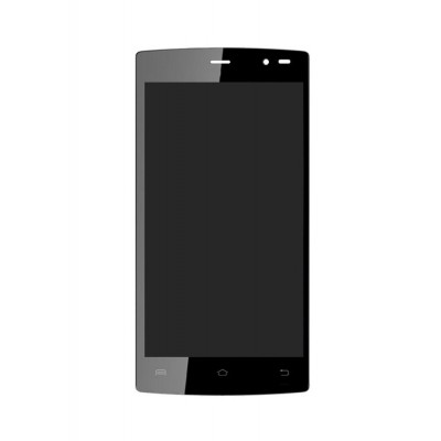 Lcd With Touch Screen For Xolo Q600 Club Black By - Maxbhi.com