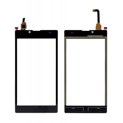 Touch Screen Digitizer For Yu Yuphoria White Gold By - Maxbhi Com