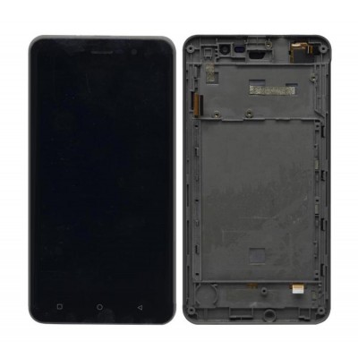 Lcd With Touch Screen For Intex Aqua Air Black By - Maxbhi Com