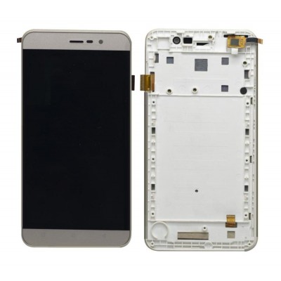 Lcd With Touch Screen For Intex Aqua Air Champagne By - Maxbhi Com