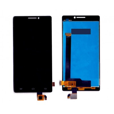 Lcd With Touch Screen For Intex Aqua Power Ii Black By - Maxbhi Com