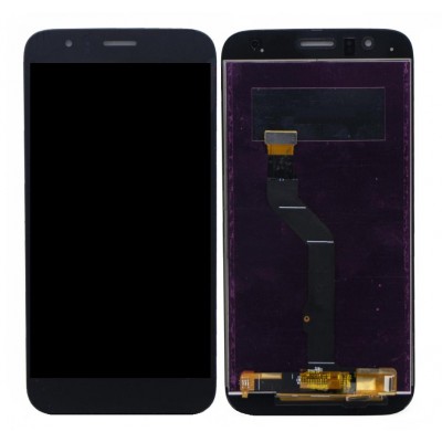 Lcd With Touch Screen For Huawei Gx8 White By - Maxbhi Com