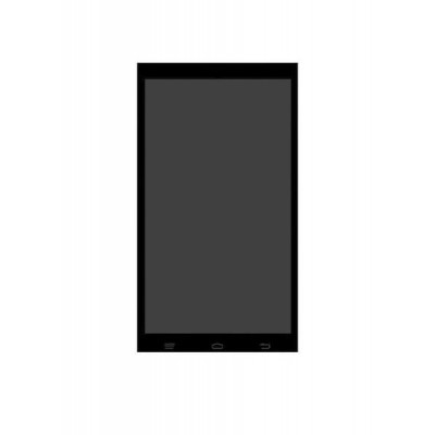 Lcd With Touch Screen For Intex Aqua Q7 Grey By - Maxbhi.com