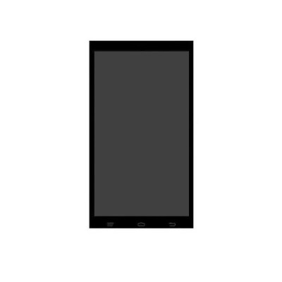 LCD with Touch Screen for Intex Aqua Q7 Pro Black