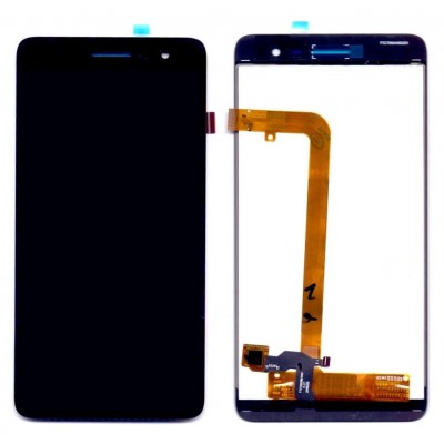 Lcd With Touch Screen For Lava Iris Fuel F1 Black By - Maxbhi Com