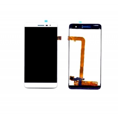 Lcd With Touch Screen For Lava Iris Fuel F1 White By - Maxbhi Com