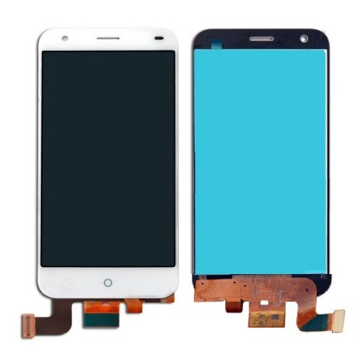 Lcd With Touch Screen For Lyf Water 2 Silver By - Maxbhi Com