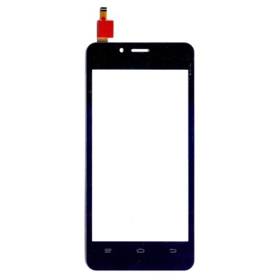 Touch Screen Digitizer For Intex Aqua Q7 Pro Grey By - Maxbhi Com