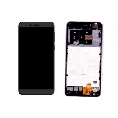 Lcd With Touch Screen For Intex Cloud Cube Grey By - Maxbhi Com