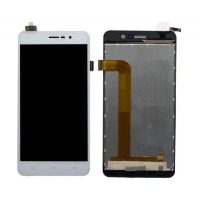 Lcd With Touch Screen For Karbonn K9 Smart White By - Maxbhi Com