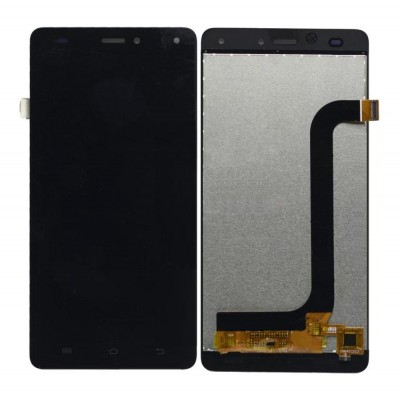 Lcd With Touch Screen For Micromax Canvas Pulse 4g E451 Black By - Maxbhi Com