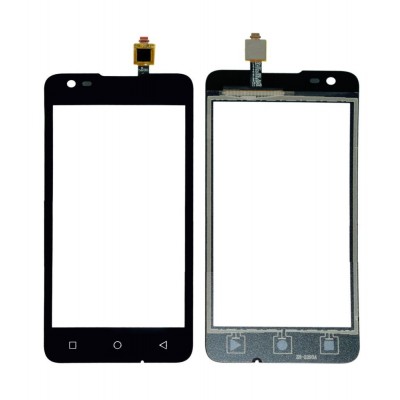 Touch Screen Digitizer For Micromax Canvas Blaze 4g Q400 Black By - Maxbhi Com