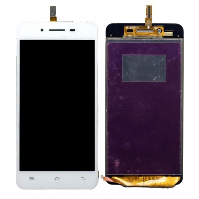 Lcd With Touch Screen For Vivo Y27 White By - Maxbhi Com