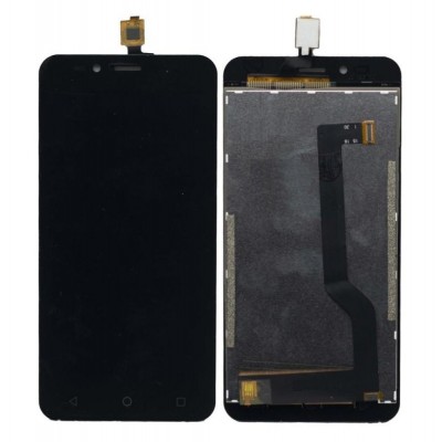 Lcd With Touch Screen For Intex Aqua Turbo 4g Black By - Maxbhi Com