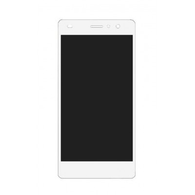 Lcd With Touch Screen For Lava A71 White By - Maxbhi.com
