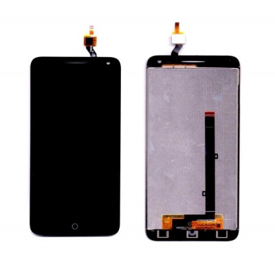 Lcd With Touch Screen For Panasonic P65 Flash Black By - Maxbhi Com