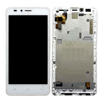 Lcd With Touch Screen For Panasonic T45 4g White By - Maxbhi Com