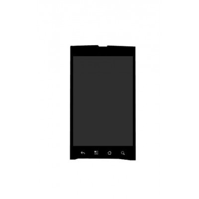 Lcd With Touch Screen For Lava S12 Black By - Maxbhi.com