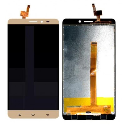 Lcd With Touch Screen For Celkon Diamond 4g Plus Gold By - Maxbhi Com