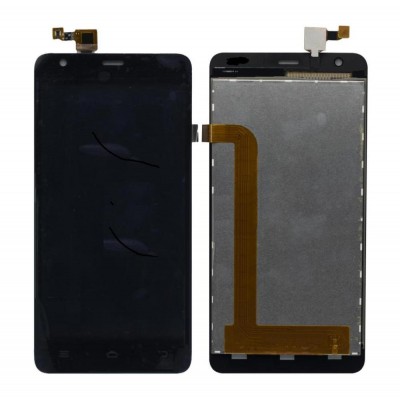 Lcd With Touch Screen For Intex Aqua Sense 5 0 Black By - Maxbhi Com