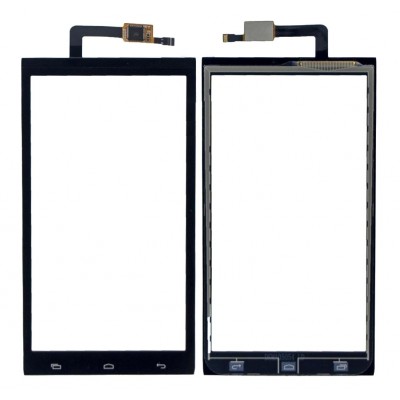 Touch Screen Digitizer For Micromax Canvas Juice 2 Aq5001 Black By - Maxbhi Com