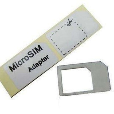 Sim Adapter For Apple iPad Micro Sim to Regular Sim 10 Pieces