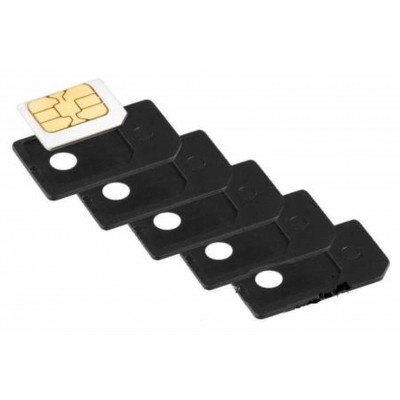 Sim Adapter For Apple iPad Micro Sim to Regular Sim 5 Pieces