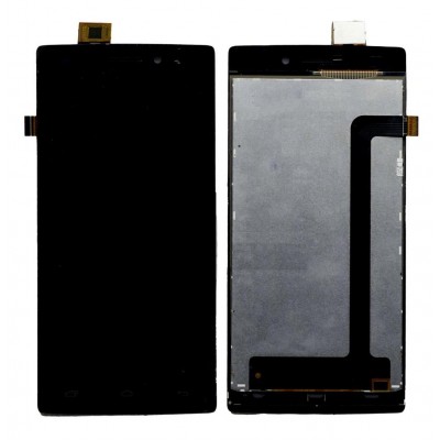 Lcd With Touch Screen For Intex Aqua Ace Mini Black By - Maxbhi Com