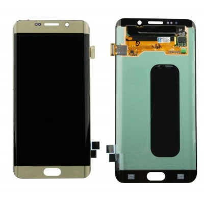Lcd With Touch Screen For Samsung Galaxy S6 Edge Plus White By - Maxbhi Com