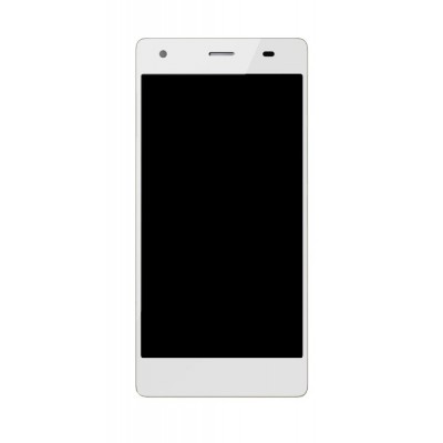 Lcd With Touch Screen For Intex Cloud Flash White By - Maxbhi.com