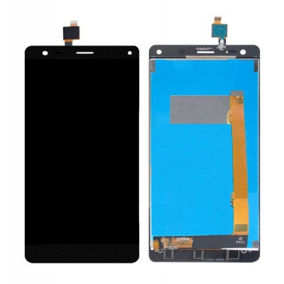 Lcd With Touch Screen For Lava V5 Black By - Maxbhi Com