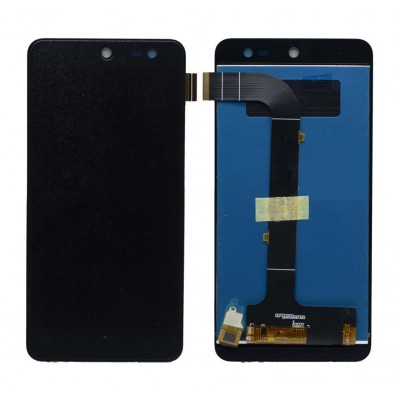 Lcd With Touch Screen For Micromax Canvas Xpress 2 E313 Black By - Maxbhi Com