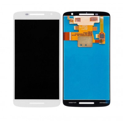 Lcd With Touch Screen For Motorola Droid Maxx 2 White By - Maxbhi.com