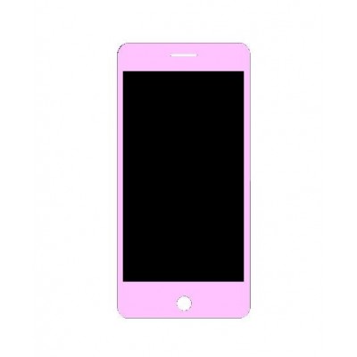Lcd With Touch Screen For Intex Aqua Glam Pink By - Maxbhi.com