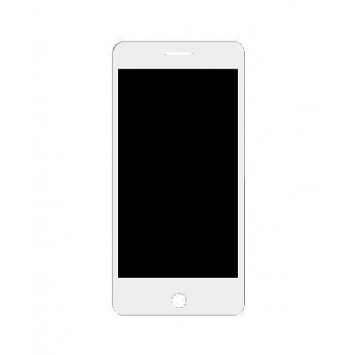 Lcd With Touch Screen For Intex Aqua Glam White By - Maxbhi.com