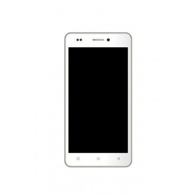 Lcd With Touch Screen For Intex Aqua Life V White By - Maxbhi.com