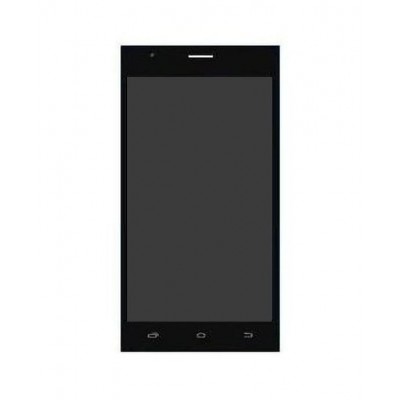 Lcd With Touch Screen For Spice Xlife M5q Plus Black By - Maxbhi.com