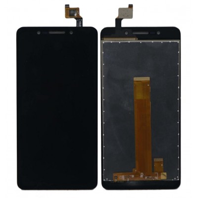 Lcd With Touch Screen For Intex Aqua Star 4g Black By - Maxbhi Com